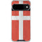 Denmark Flag Distressed Google Pixel 10 Clear Case